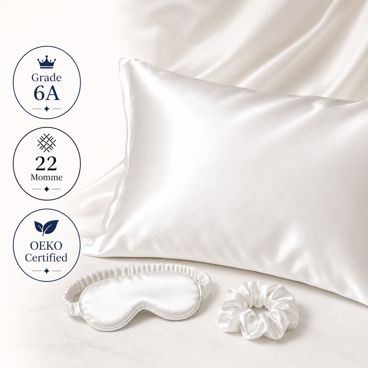 Aviae & Co. Silk Sleep Set