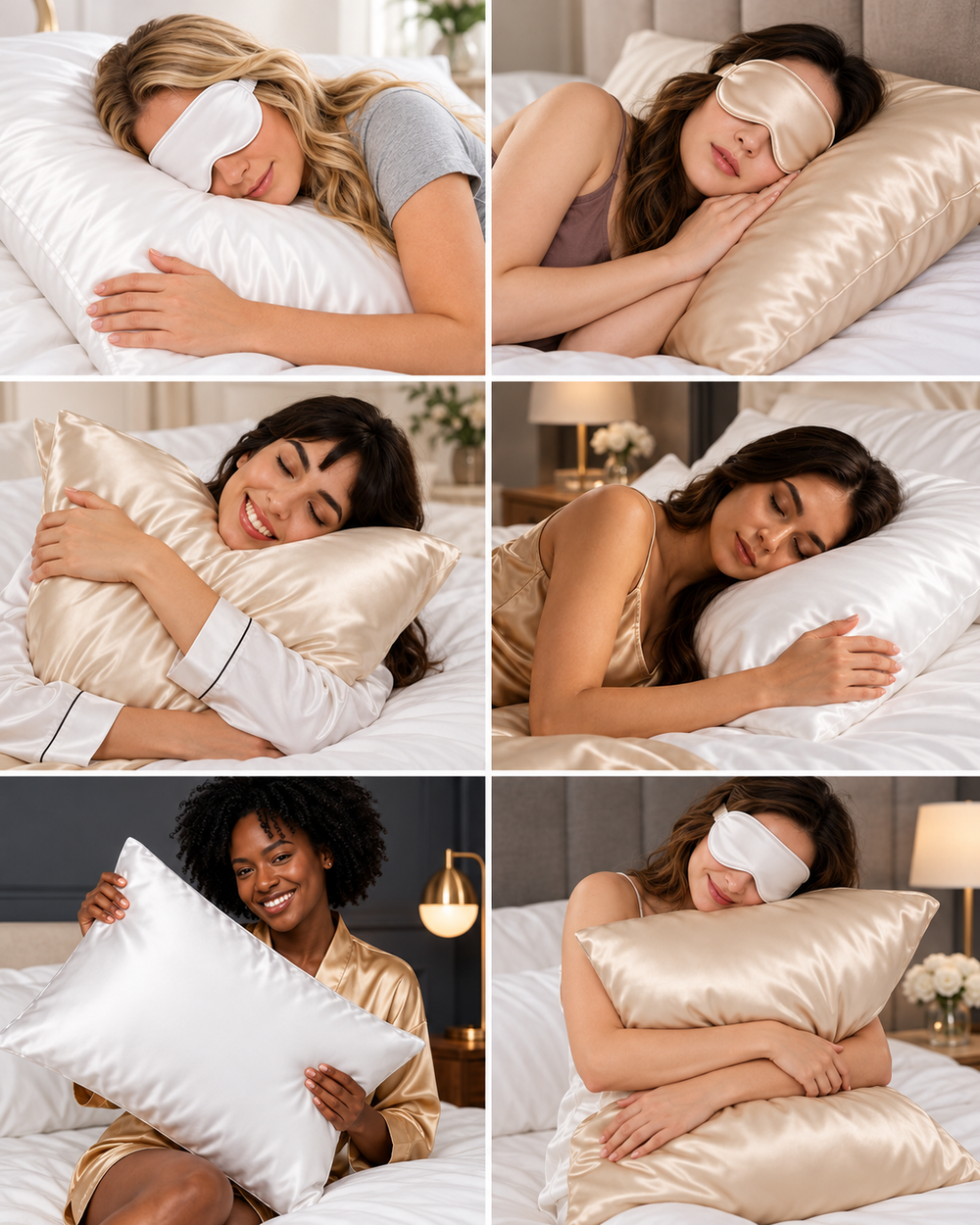 Silk sleep set lifestyle image